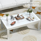 AECOJOY 7-delige aluminium tuinmeubelset voor buiten, loungeset