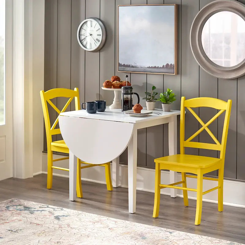 Simple Living Venkovská 3dílná jídelní sestava s rozkládací deskou