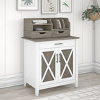 Sekretářský stůl Key West s úložnou skříňkou od Bush Furniture
