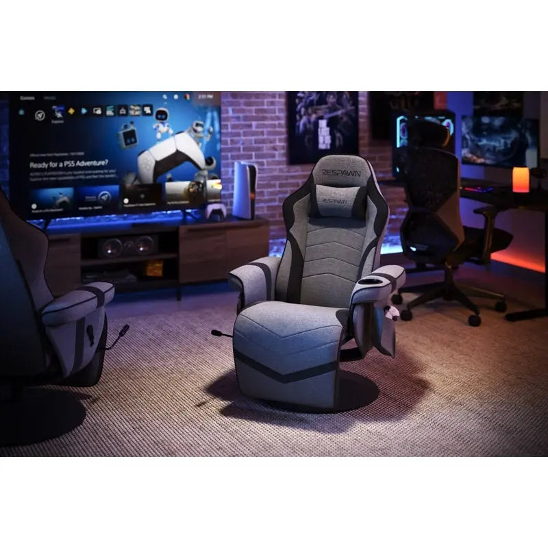 Gaming-Sessel – Gaming-Sessel mit Liegefunktion und Fußstütze