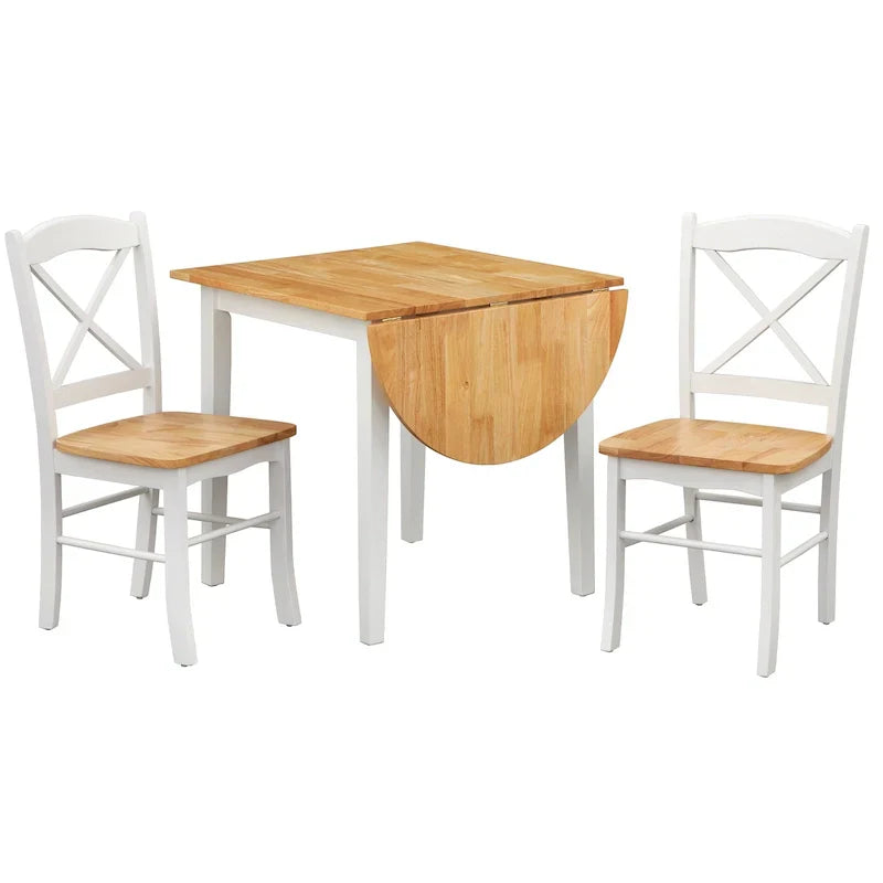 Simple Living Venkovská 3dílná jídelní sestava s rozkládací deskou