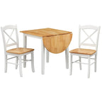 Simple Living Venkovská 3dílná jídelní sestava s rozkládací deskou