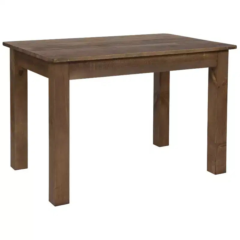 Prostokątny stół do jadalni Flash Furniture 46 x 30 z litej sosny