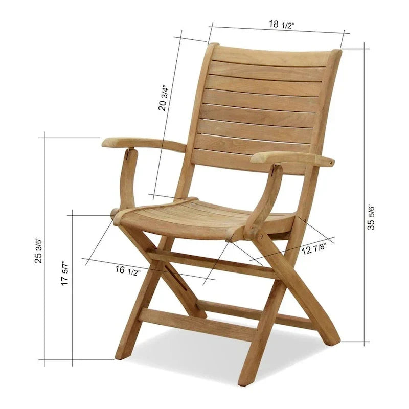 Conjunto de jantar extensível de exterior Amazonia Teak Sessa com 13 peças - 13 peças