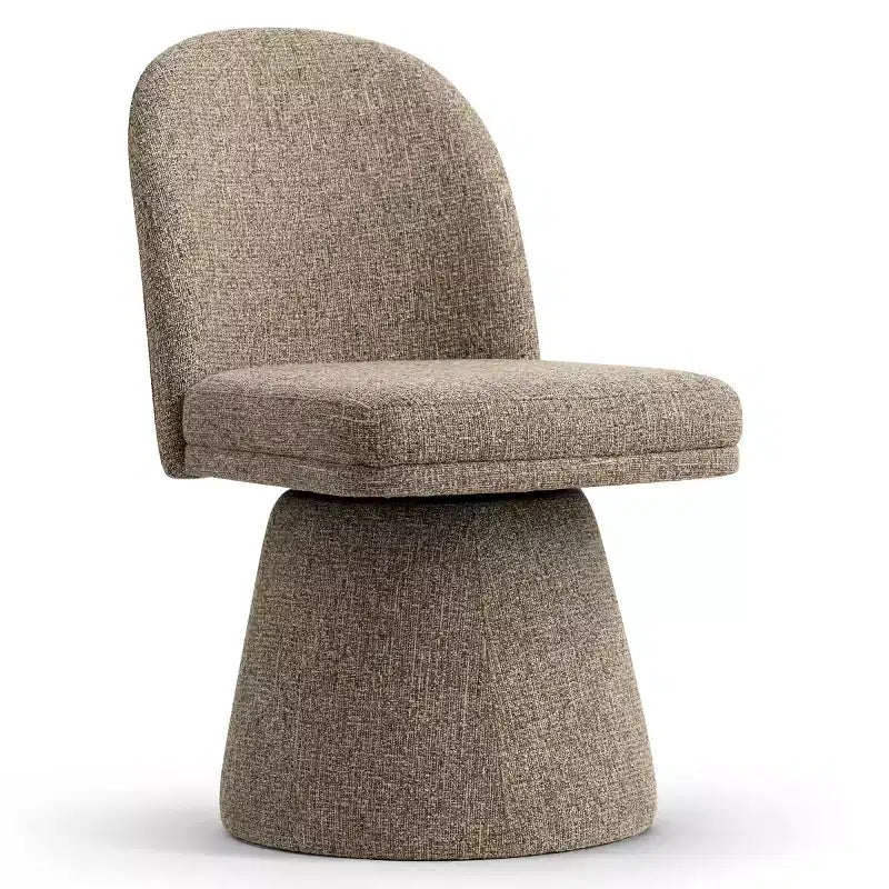 Ensemble de 6 chaises de salle à manger modernes pivotantes à 360°, sans accoudoirs, avec piètement de style piédestal, chaises d’appoint élégantes pour la cuisine, la salle à manger ou le bureau -Panipeachy