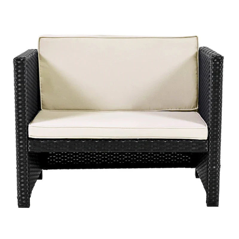 Spa-Umrandung, Spa-Gestell, viereckiges Outdoor-Lounge-Set aus Polyrattan