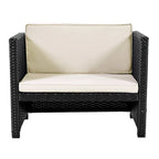Spa-Umrandung, Spa-Gestell, viereckiges Outdoor-Lounge-Set aus Polyrattan