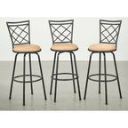 Sgabelli girevoli Alyssa ad altezza regolabile Simple Living (set di 3)