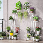 Zimmerpflanzenständer, 6-stöckiges Blumenregal für Haus und Garten – 2er-Set