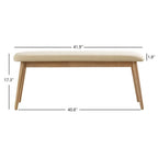 Conjunto de jantar norueguês dinamarquês em carvalho afunilado da iNSPIRE Q Modern