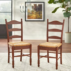 Simple Living Jessie eetkamerstoelen met ladderleuning (set van 2)