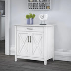 Sekretářský stůl Key West s úložnou skříňkou od Bush Furniture