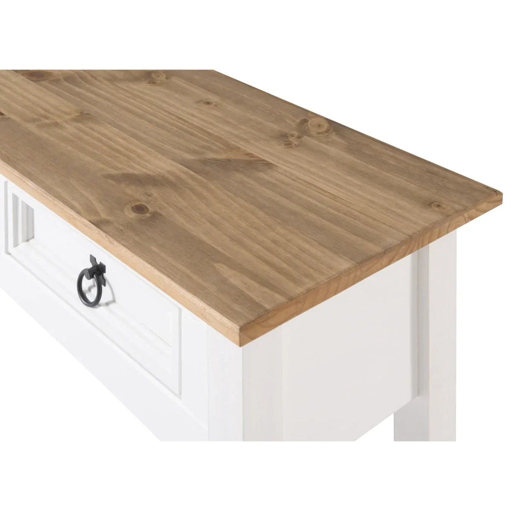 Holzkonsolentisch für den Flur mit 3 Schubladen Corona | Furniture Dash – N/A
