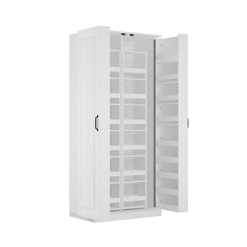 Vielseitiger Küchenorganizer: kompakter 31,5-Zoll-Schrank mit cleverem Stauraum