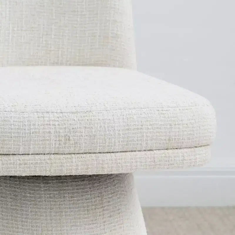 Ensemble de 6 chaises de salle à manger modernes pivotantes à 360°, sans accoudoirs, avec piètement de style piédestal, chaises d’appoint élégantes pour la cuisine, la salle à manger ou le bureau -Panipeachy