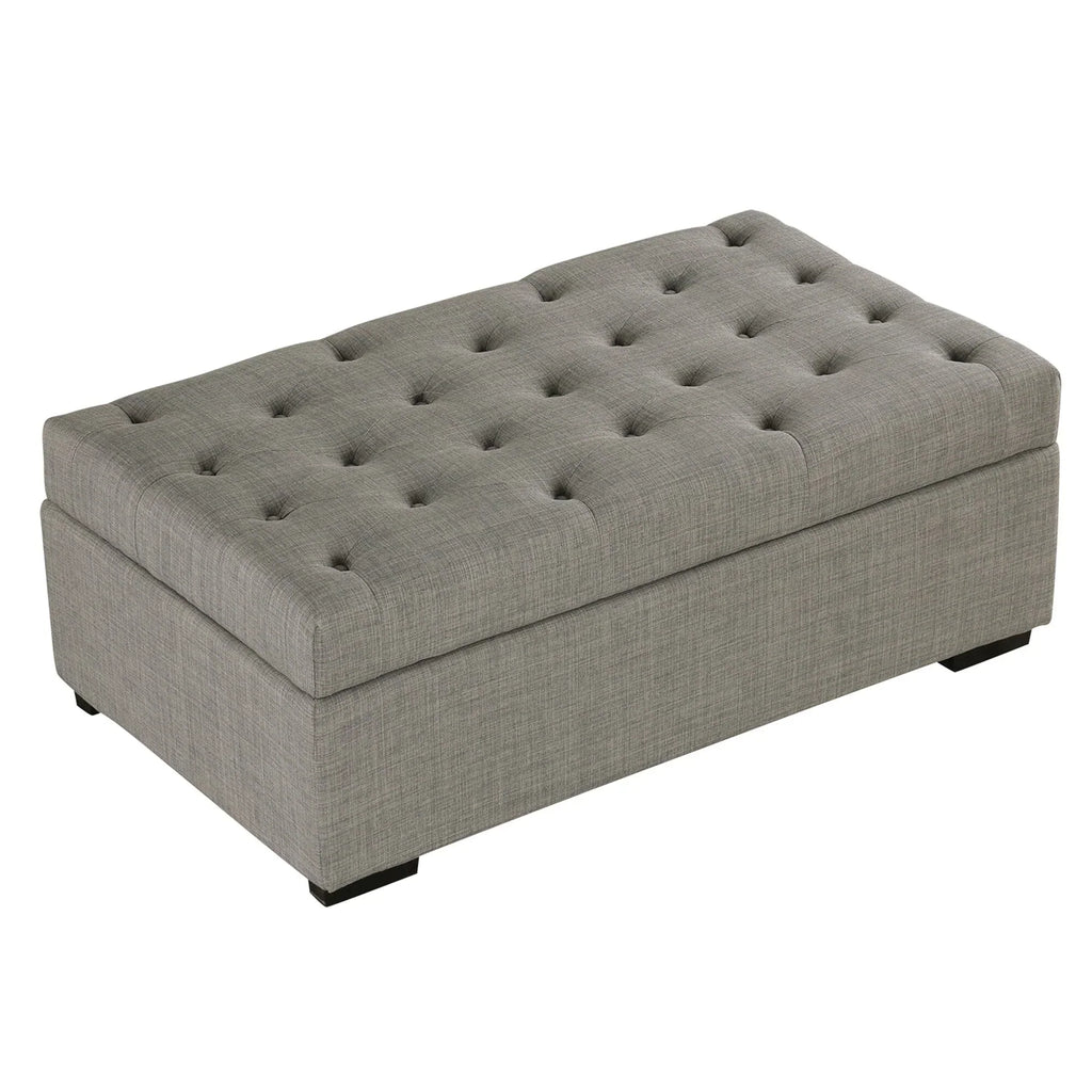 Klappbares Schlafsofa, 49,6-Zoll-Hocker mit klappbarem Schlafsofa, umwandelbarer Schlafhocker mit Memoryschaum-Matratze und getuftetem Design
