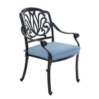 13dílná jídelní souprava Manasquan z gunmetal hliníku od Havenside Home