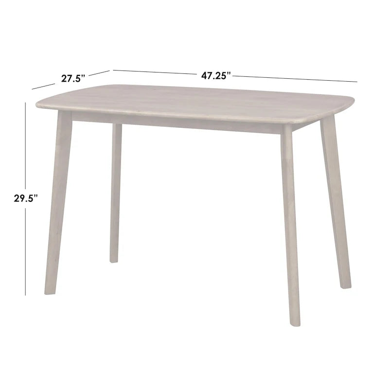 Čtyřdílný jídelní set Nettie z masivního dřeva Simple Living