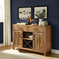 Crosley Roots Buffet mit natürlicher Oberfläche – 52 W x 18 T x 36 H