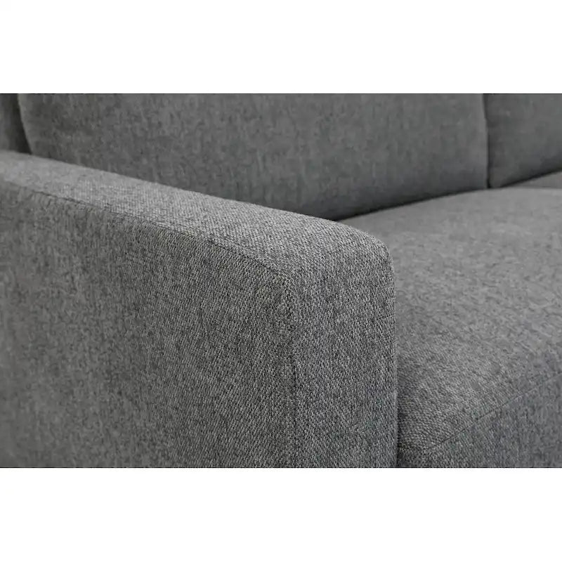 Miles modernes Zweisitzer-Sofa im Mid-Century-Stil mit wendbaren Rückenkissen, groß