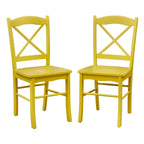Cadeiras de jantar Simple Living Country Cottage (conjunto de 2)
