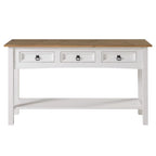 Holzkonsolentisch für den Flur mit 3 Schubladen Corona | Furniture Dash – N/A