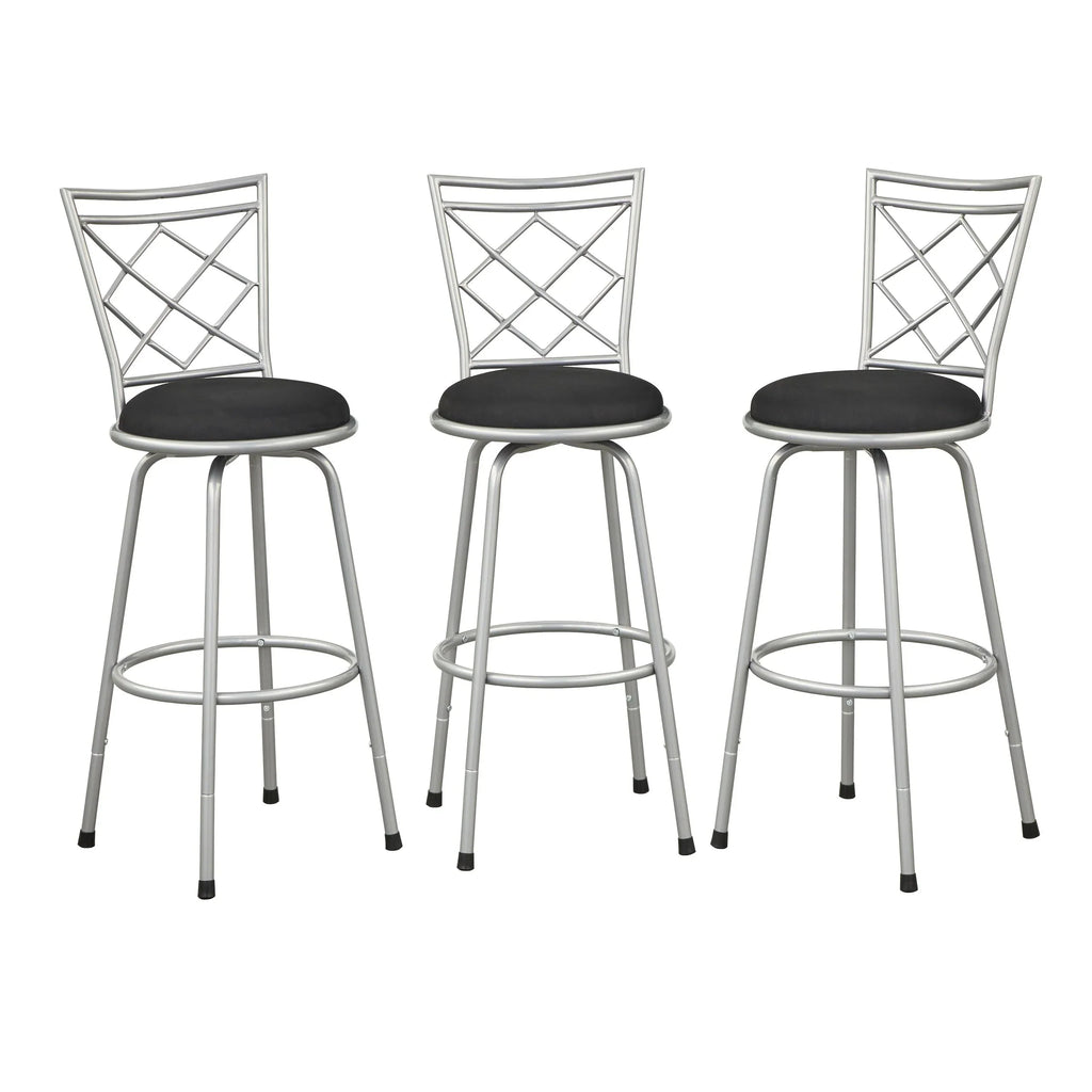 Sgabelli girevoli Alyssa ad altezza regolabile Simple Living (set di 3)