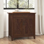 Sekretářský stůl Key West s úložnou skříňkou od Bush Furniture