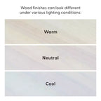 Estrutura de cama de tamanho casal Plank+Beam estilo quinta, com cabeceira, cama de plataforma em madeira maciça
