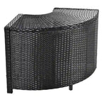 Spa-Umrandung, Spa-Gestell, viereckiges Outdoor-Lounge-Set aus Polyrattan