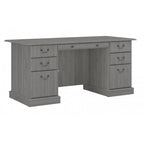 Bush Furniture Saratoga directiebureau met laden en opbergruimte
