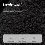 Nowoczesny fotel boucle Sheila 30 W z nogami z litego drewna, zestaw 2 szt., HULALA HOME