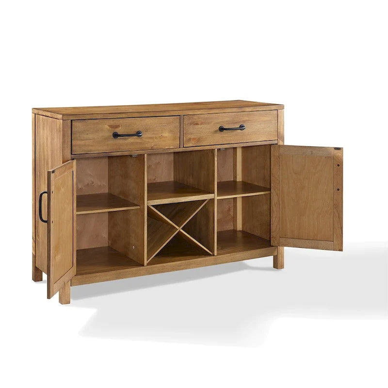Crosley Roots Buffet mit natürlicher Oberfläche – 52 W x 18 T x 36 H