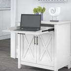 Sekretářský stůl Key West s úložnou skříňkou od Bush Furniture