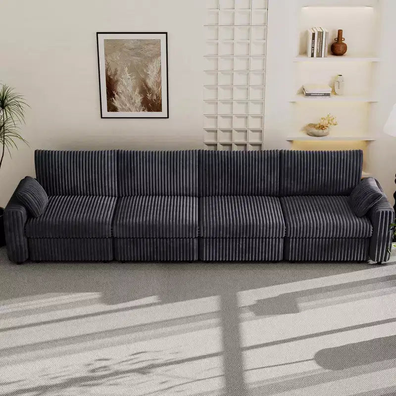 Modulares Cord-Sofaelement von Dyonery mit abnehmbaren, waschbaren Bezügen