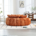 Confortável sofá-cama duplo Loaf, sofá-cama extragrande com apoios de braços