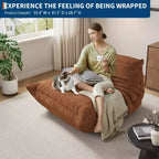 Modulares Sofa, Togo-Sofa mit tiefer Sitzfläche