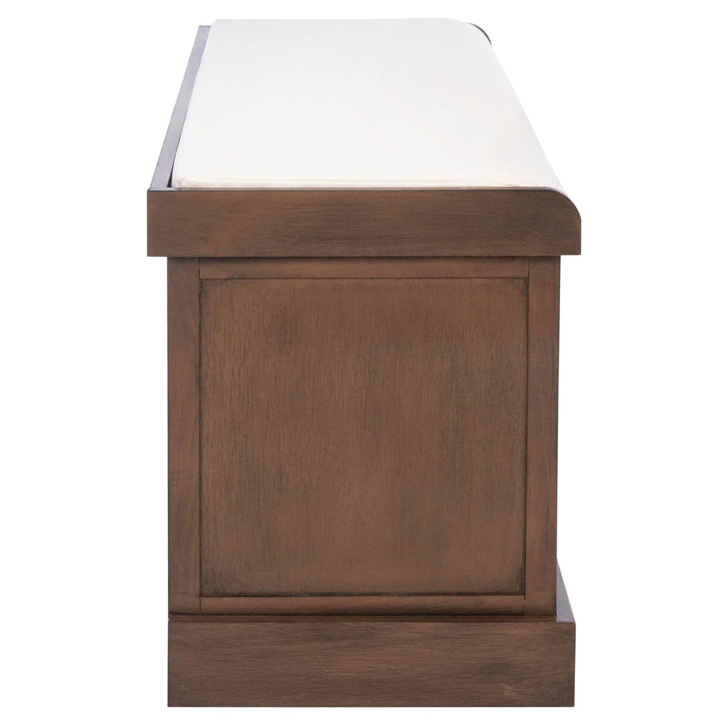 Úložná lavice SAFAVIEH Fiorello se 3 zásuvkami a polstrováním - 47.3 W x 15 L x 19 H - 47Wx15Dx19H