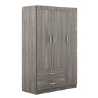 Guarda-roupa com 3 portas e 2 gavetas