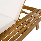 Christopher Knight Home – Michael Outdoor-Lounge-Set aus Akazienholz, 2-teilig