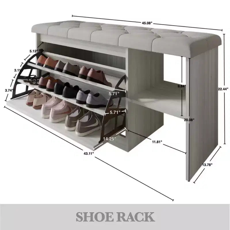 Banco com arrumação para calçado ChaletPosh