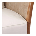 Poltrona decorativa in rattan Tatum