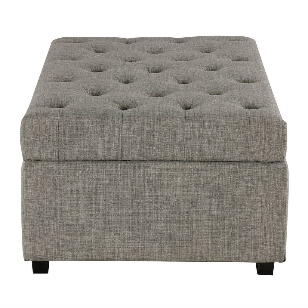 Klappbares Schlafsofa, 49,6-Zoll-Hocker mit klappbarem Schlafsofa, umwandelbarer Schlafhocker mit Memoryschaum-Matratze und getuftetem Design