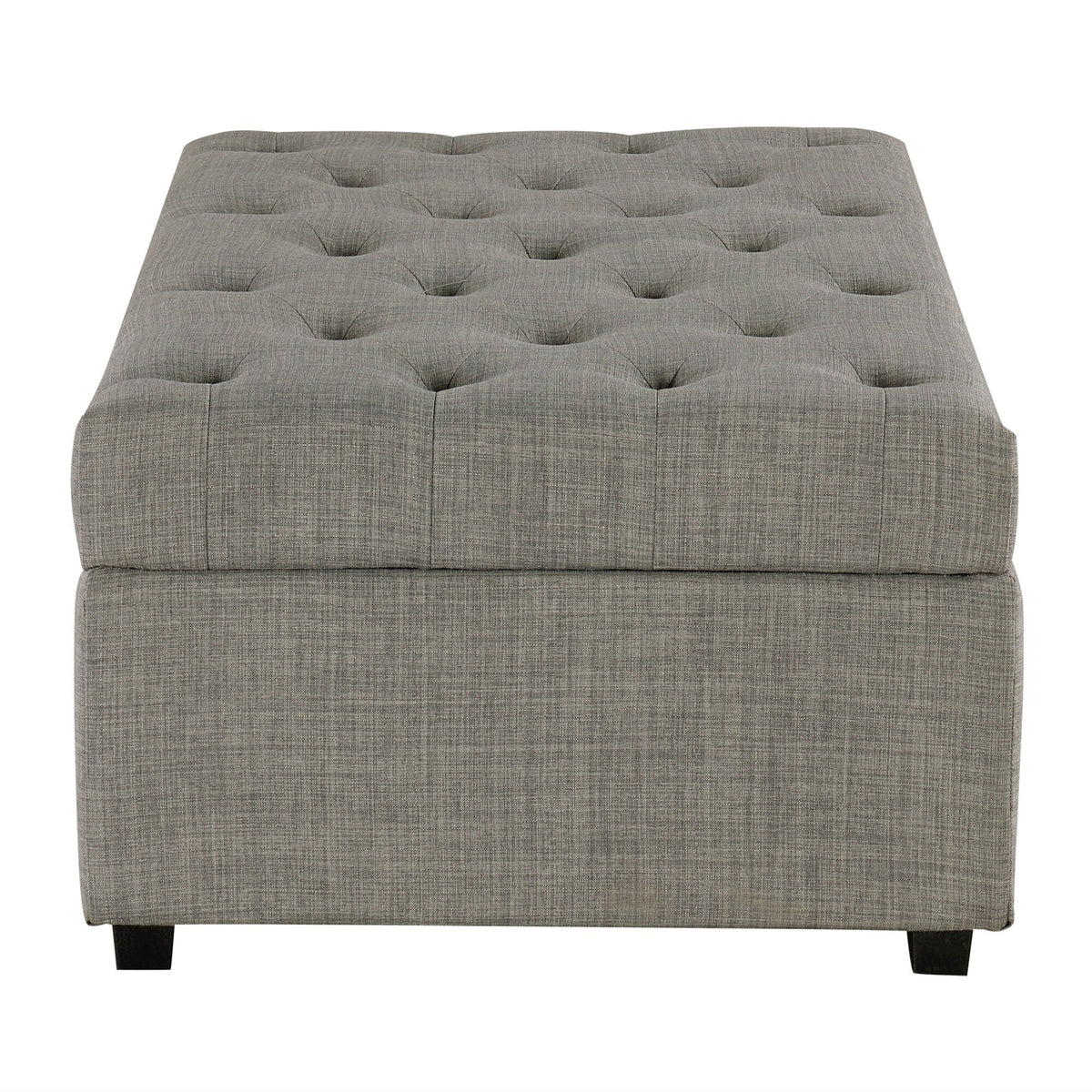 Klappbares Schlafsofa, 49,6-Zoll-Hocker mit klappbarem Schlafsofa, umwandelbarer Schlafhocker mit Memoryschaum-Matratze und getuftetem Design
