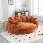 Confortável sofá-cama duplo Loaf, sofá-cama extragrande com apoios de braços