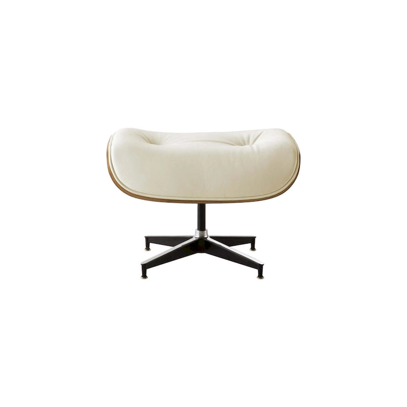 Poltrona lounge reclinabile in pelle dal design moderno di metà secolo