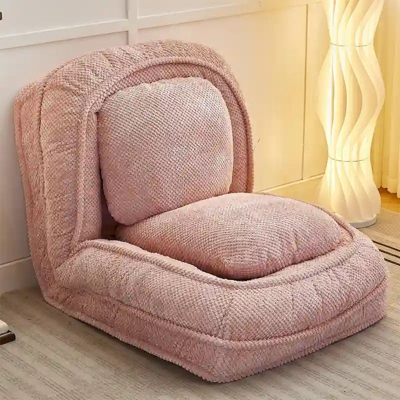 Leniwa sofa z 5 regulowanymi pozycjami, do siedzenia, spania i składania, idealna do sypialni lub salonu
