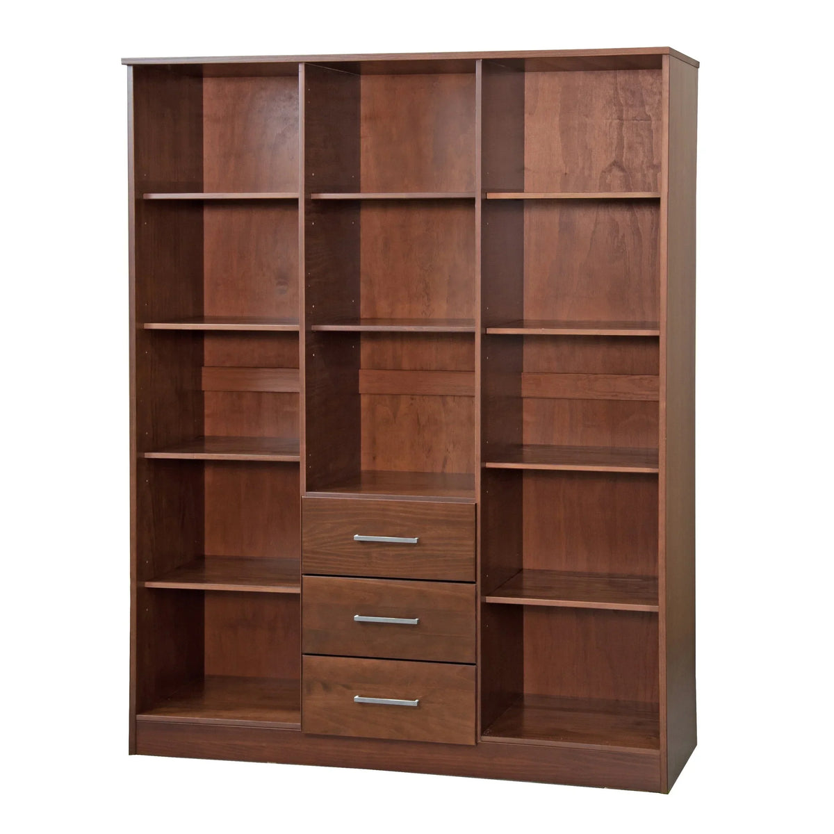 Guarda-roupa Cosmo Palace Imports com 3 portas, 100% madeira maciça, com portas de madeira maciça ou espelhadas