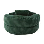 Sitzsack-Sofa für Erwachsene und Kinder, übergroßer Cord-Sitzsack mit 3 Kissen und Armlehne für Wohnzimmer oder Schlafzimmer