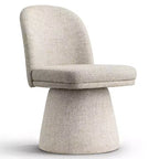 Ensemble de 6 chaises de salle à manger modernes pivotantes à 360°, sans accoudoirs, avec piètement de style piédestal, chaises d’appoint élégantes pour la cuisine, la salle à manger ou le bureau -Panipeachy